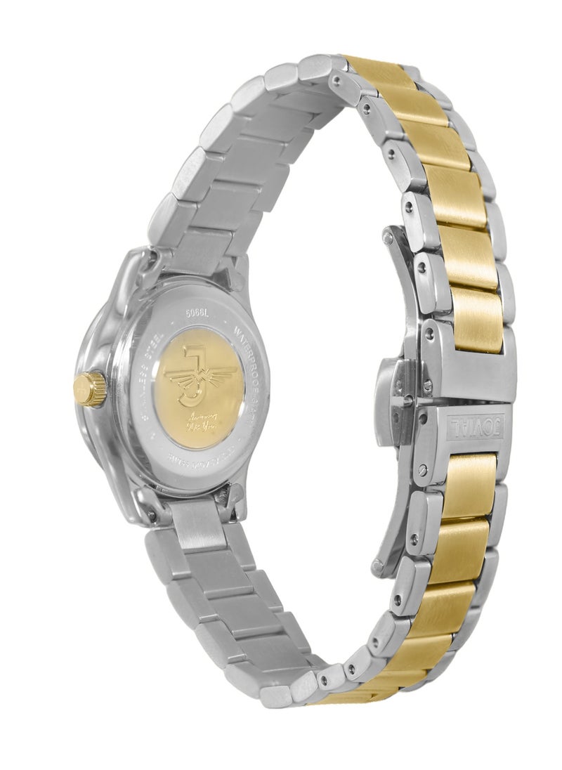 Jovial JOVIAL 5066LTMQ02ZE Women's Fashion Stainless Steel watch. 26mm, Grey  - Image 3