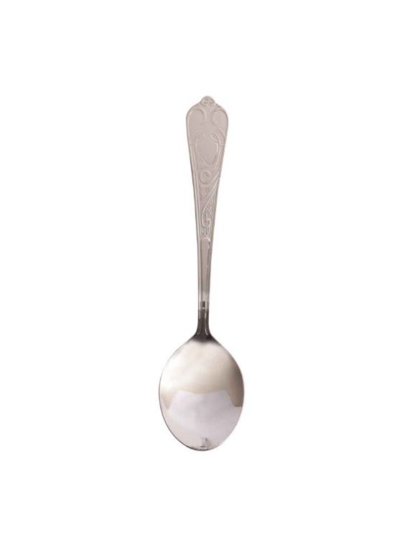 Aura Steel Dessert Spoon (Set Of 6)