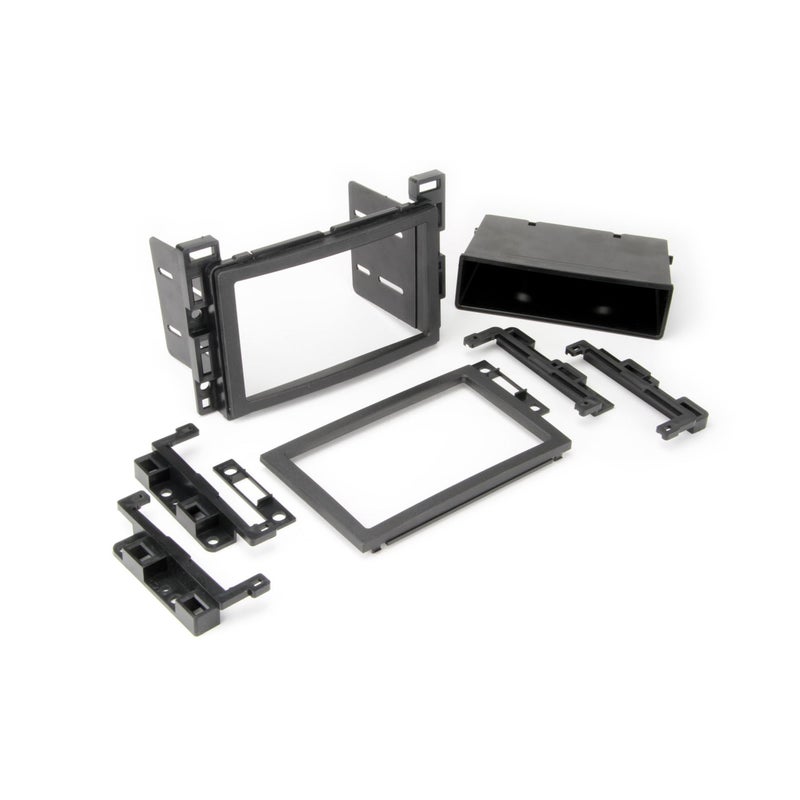 Scosche GM2500B Double DIN or Single DIN with Pocket Radio Installation Dash Kit Compatible with Select 20042021 GM Vehicles Car Stereo Install Kit See Fit Guide in Images to Verify Your Vehicle