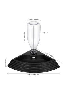 POPETPOP POPETPOP Reptile Water Feeder : Automatic Reptile Water Dispenser with Bottle Reptile Water Dish Reptile Water Bottle Reptile Feeder for Turtle Bearded Dragon Geckos  - Image 4