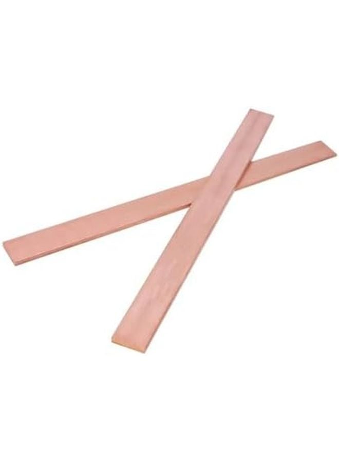 Copper Flat Bar Strip T2 Red 5x15x250mm Thickness 1mm to 8mm Length 100mm to 500mm - Image 4