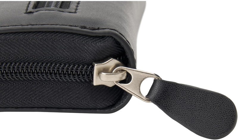 ProTec Trumpet/Small Brass Multiple (4-Piece) Leather Mouthpiece Pouch with Zipper Closure, Model L221 - Image 5