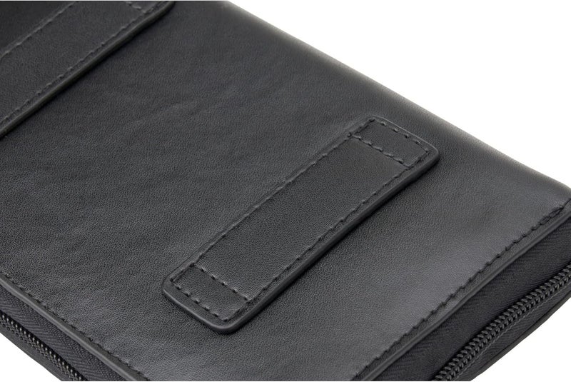 ProTec Trumpet/Small Brass Multiple (4-Piece) Leather Mouthpiece Pouch with Zipper Closure, Model L221 - Image 3