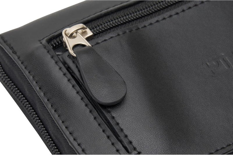 ProTec Trumpet/Small Brass Multiple (4-Piece) Leather Mouthpiece Pouch with Zipper Closure, Model L221 - Image 4