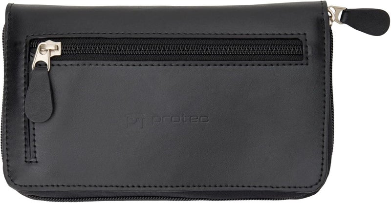 ProTec Trumpet/Small Brass Multiple (4-Piece) Leather Mouthpiece Pouch with Zipper Closure, Model L221 - Image 1