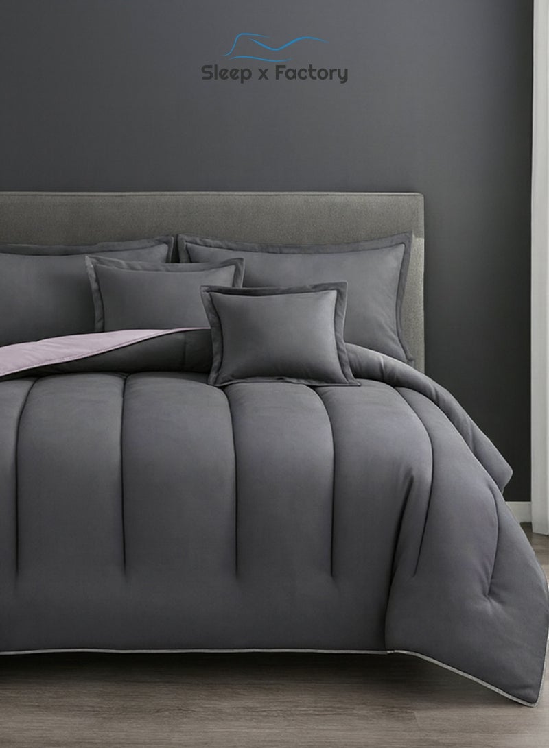 Sleep x Factory Premium Double Sided Comforter Set – Ultra Soft Microfiber – 4 PCS - 140×200 cm - Image 3