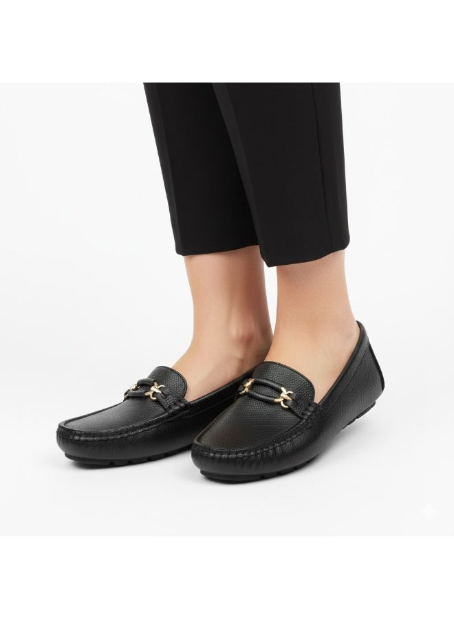 حذاء لوفر نسائي فخم ومريح للاستخدام اليومي – تصميم عصري ونعل مضاد للانزلاق - Image 1