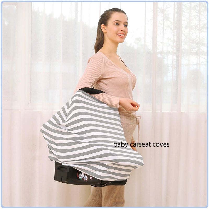 ByeBye Calorie Car Seat Cover for Babies - Multi-use Carseat Canopy Cover, Car Seat Covers, Infant Boys and Girls Shower Gifts - Image 2