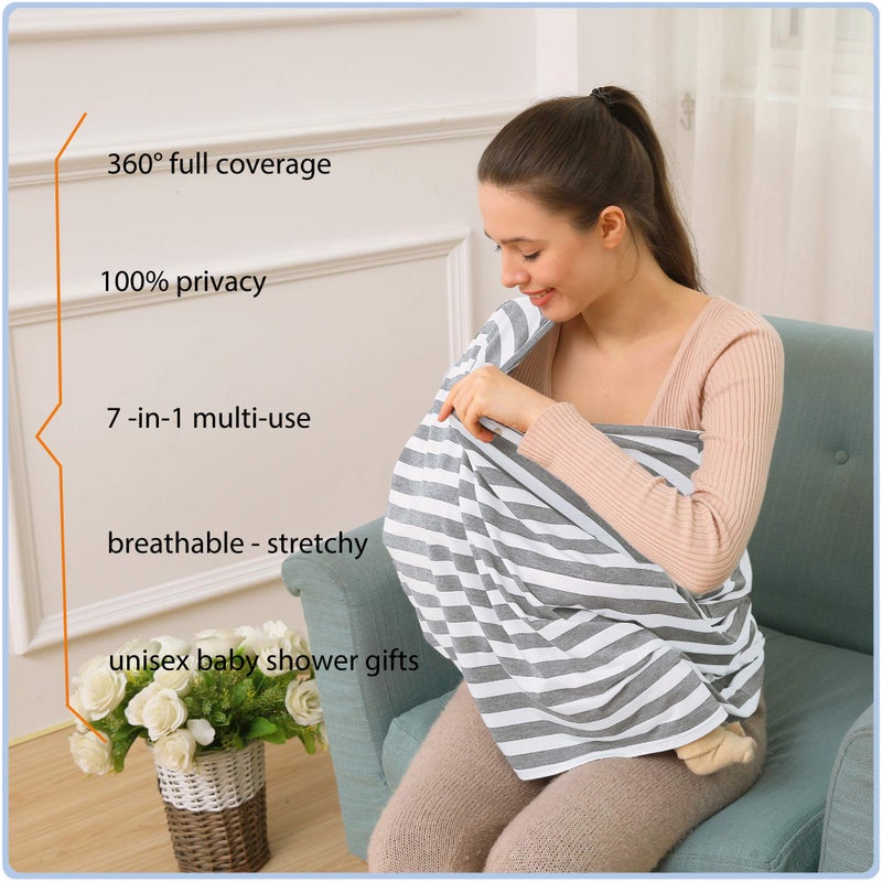 ByeBye Calorie Car Seat Cover for Babies - Multi-use Carseat Canopy Cover, Car Seat Covers, Infant Boys and Girls Shower Gifts - Image 3