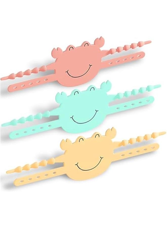 Baby Door Silencer - 3pcs Silicone Latch Covers Door Slam Stopper  - Image 1