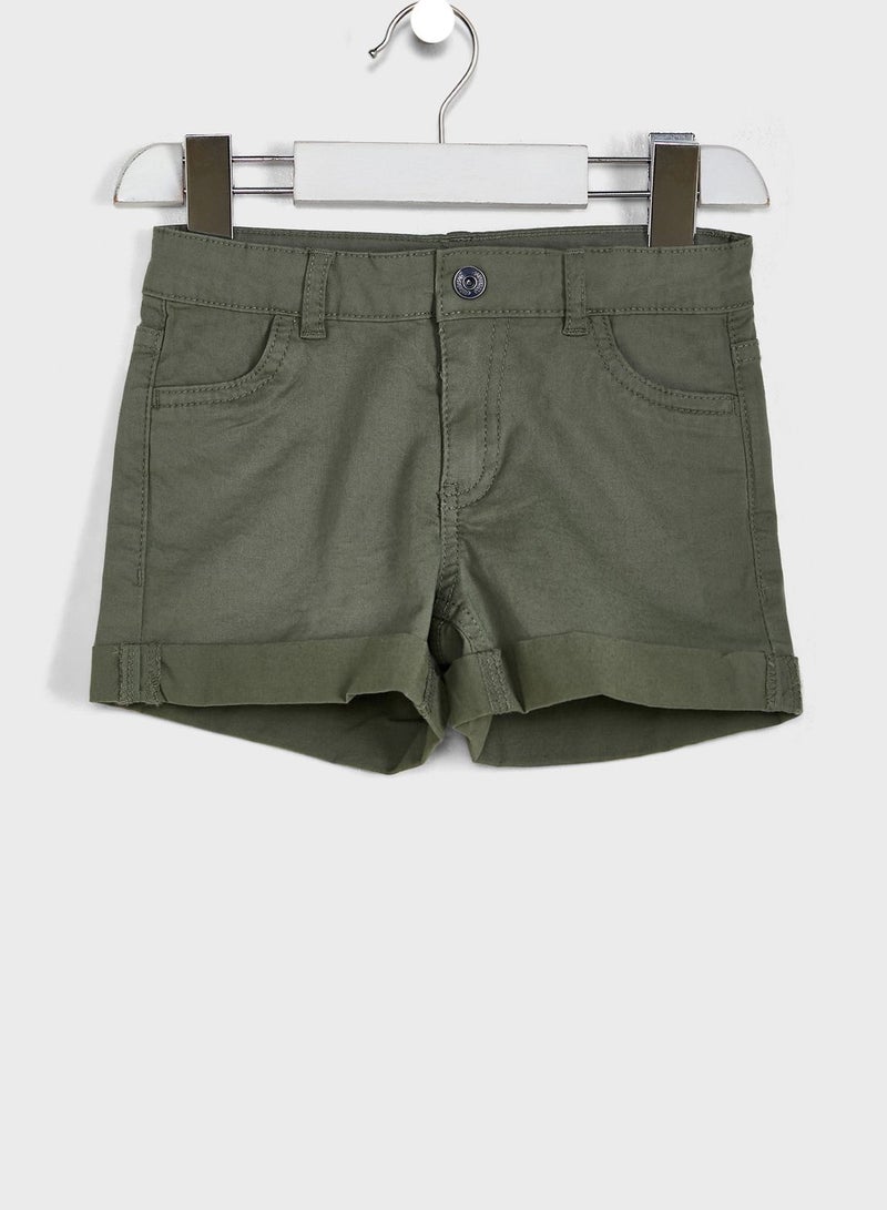 او في اس شورت بحافة مطوية - Image 1