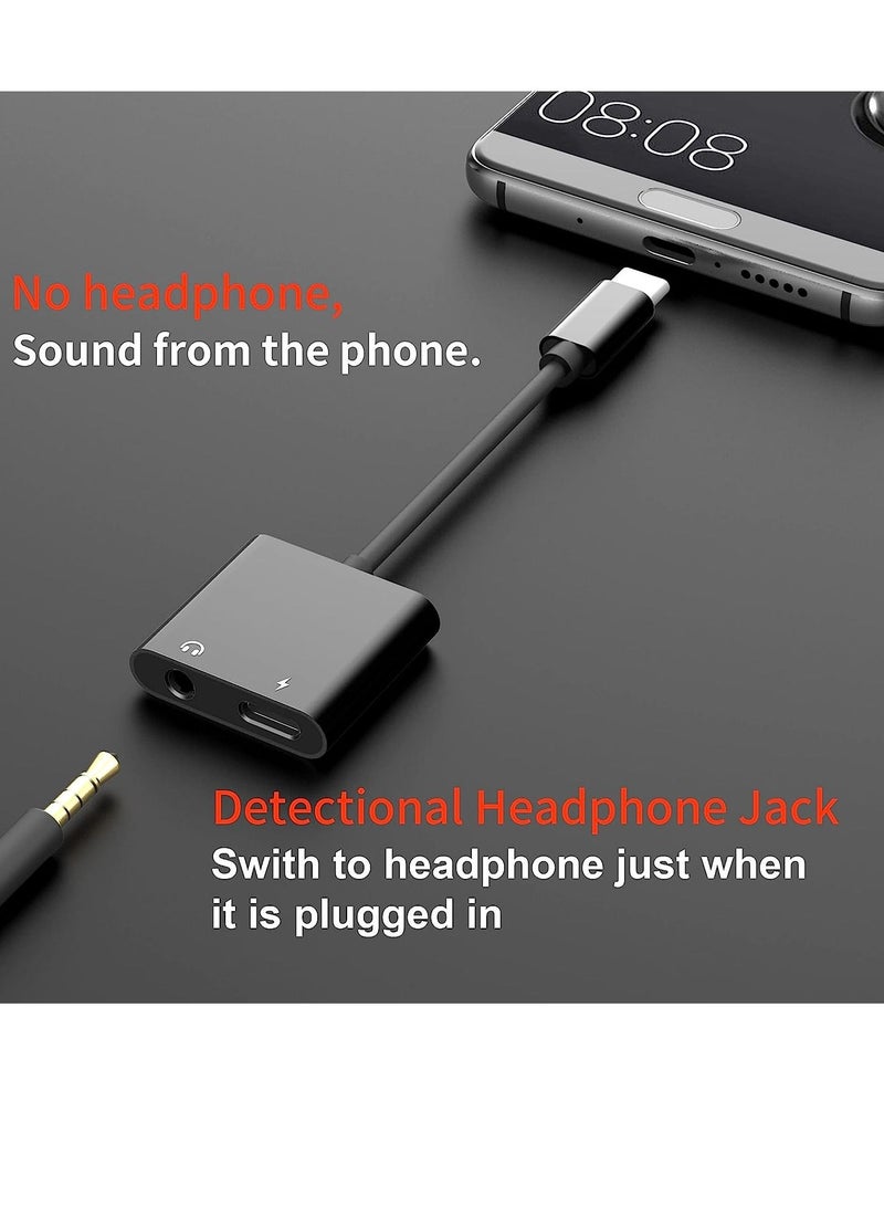 USB C to 3.5mm Headphone Adapter,60W Fast Charge,ivoros Type C Audio Jack Earphone Aux Converter,Work for iPad Pro/Air 4 - Image 5