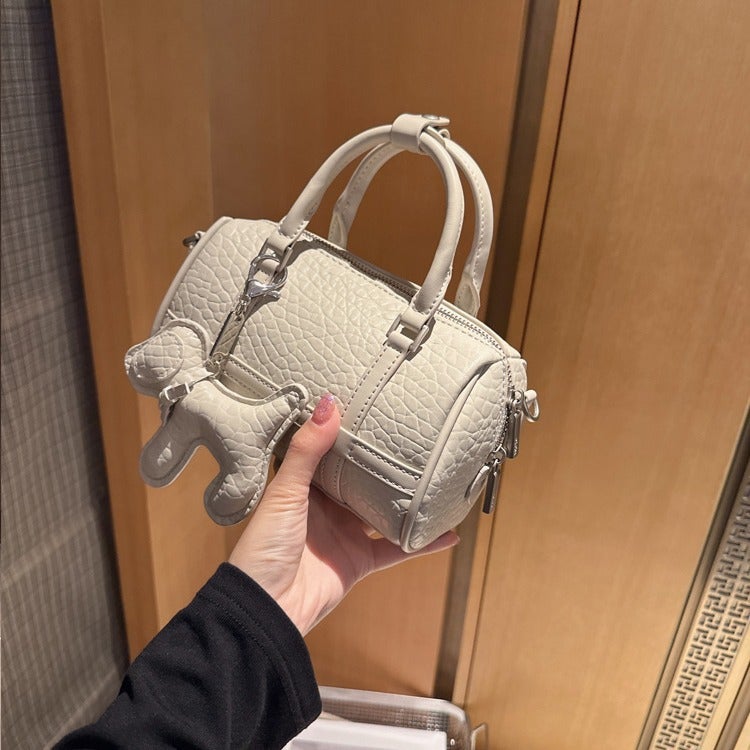 Boston Pillow Bag Women'S 2023 New Style Women'S Bag Niche Design Crossbody Soft Leather Shoulder Bag Trendy Color Block - Image 3