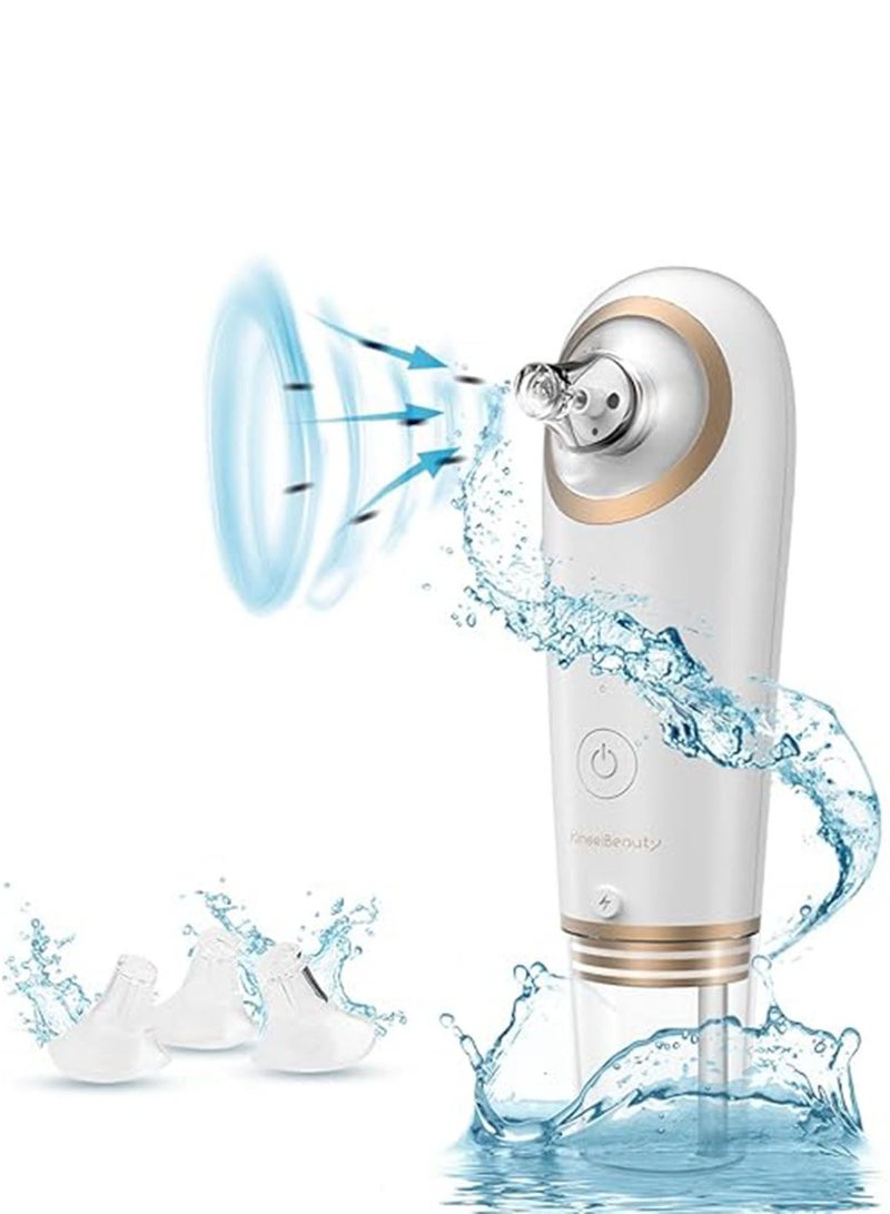 KinseiBeauty 4-In-1 Facial Pore Blackhead Remover, Vacuum Micro Bubble Blue Light Pore Cleansing Tool - Image 5