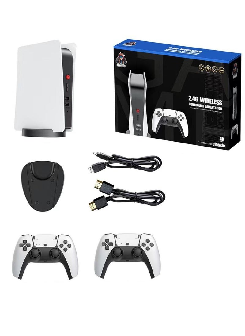 DIGI CORE Wireless Retro Game Console Plug And Play Video Game Stick Built In 20000+ Games, 10 Classic Emulators 4K High Definition HDMI Output For Tv With Dual 2.4G Wireless Controllers With 64GB Memory Card  - Image 1