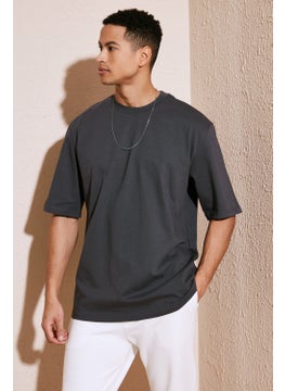 Buratti Cotton Oversize Crew Neck Basic T Shirt Men's T Shirt 5902365  - Image 1