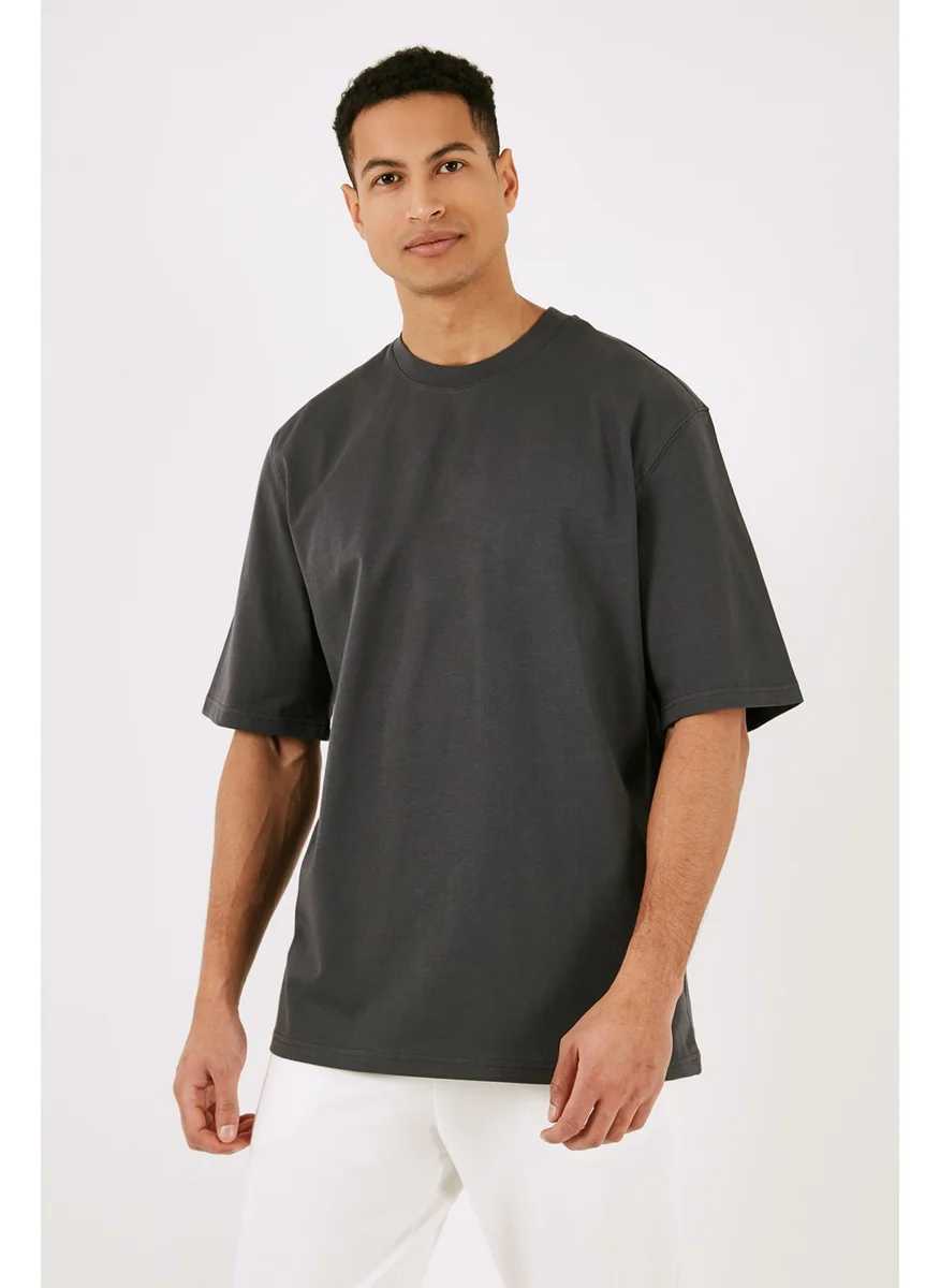 Buratti Cotton Oversize Crew Neck Basic T Shirt Men's T Shirt 5902365