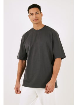 Buratti Cotton Oversize Crew Neck Basic T Shirt Men's T Shirt 5902365  - Image 2
