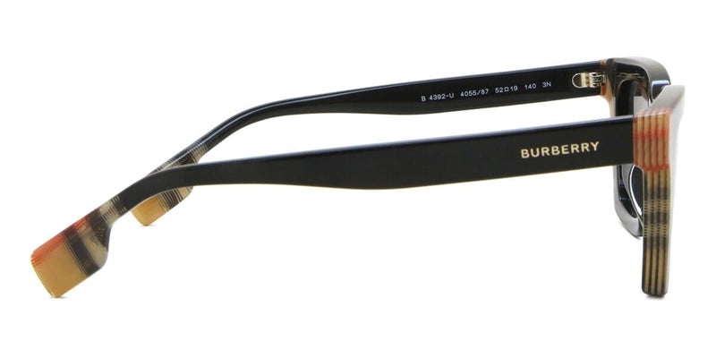 BURBERRY BRIAR BE 4392U Black Vintage/Dark Grey 52/19/140 women Sunglasses - Image 3