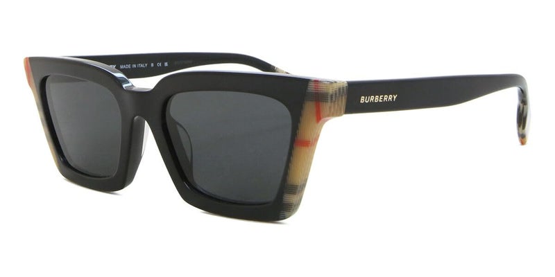 BURBERRY BRIAR BE 4392U Black Vintage/Dark Grey 52/19/140 women Sunglasses - Image 2