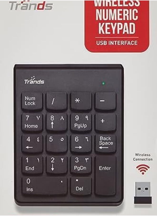 تراندز - لوحة مفاتيح رقمية لاسلكية Tr Kb986 - Image 1