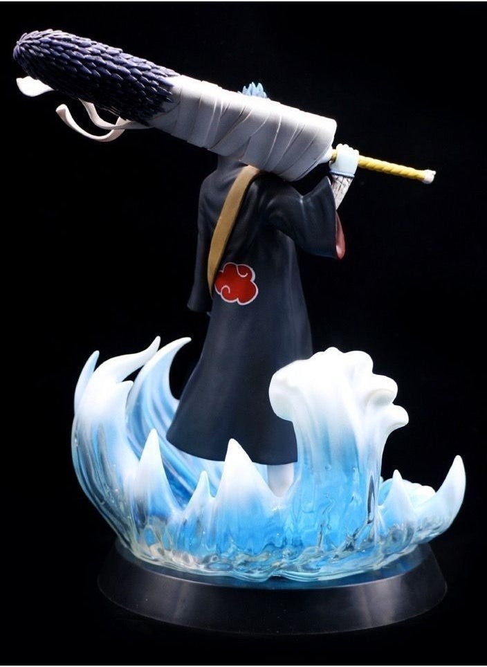 Generic - Naruto series doll model ornaments, Akatsuki tissue dried persimmon ghost shark PVC model toy decoration collection gift 36cm [with accessories] - Image 1