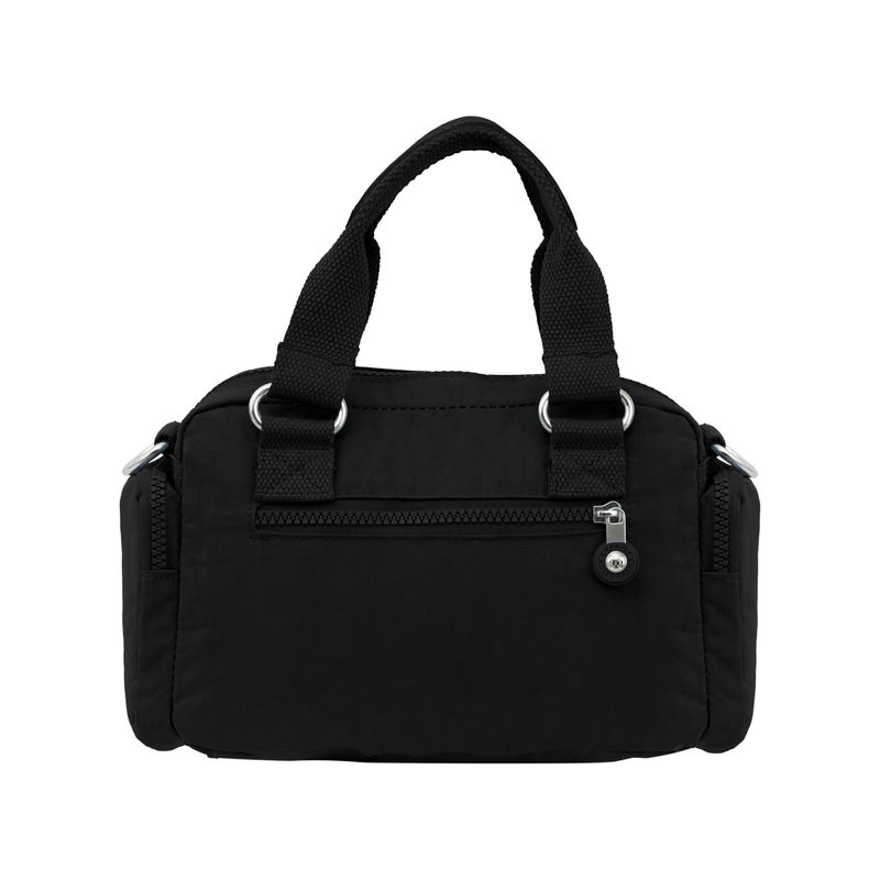 CAPRICE COLLECTION Unisex Mini Crossbody Bag – Black, Water-Resistant Nylon, Lightweight, 3.5L - Image 2