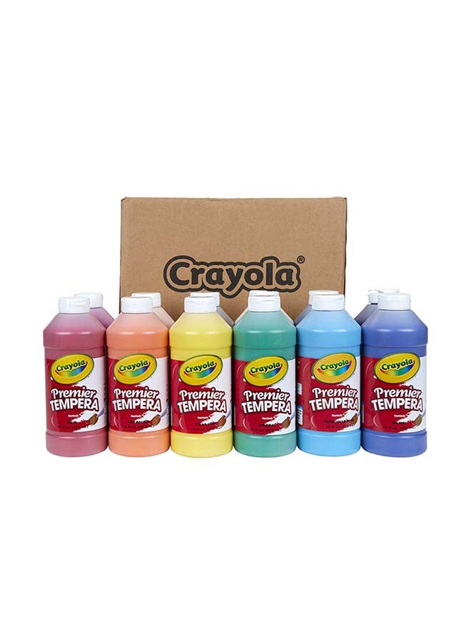 Crayola Premier Tempera Paint – Assorted Pack of 1 | Ideal for kids and adults alike, the bright, bold colors are sure to impress any artist | Recommended for ages 3 years and up - Image 1