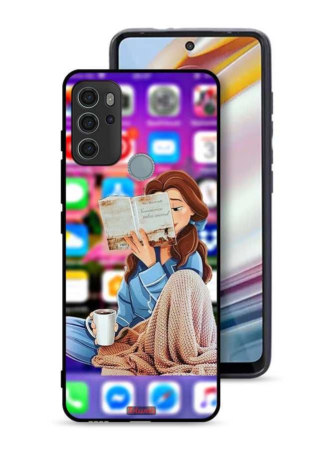 Tolwak Motorola Moto G60S Protective Case Cover Reading - Image 1
