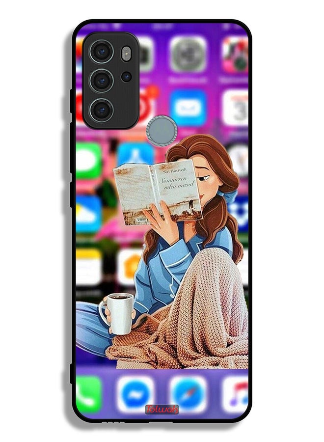 Tolwak Motorola Moto G60S Protective Case Cover Reading - Image 2