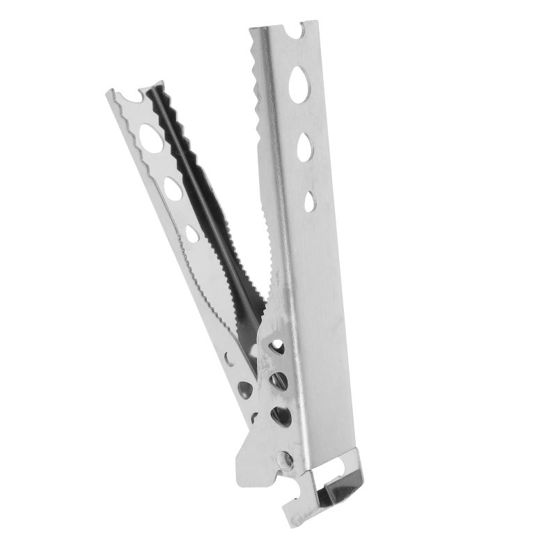 2Pcs 430 Stainless Steel Hot Plate Clamp Holder and Bowl Gripper for Camping Barbecue Microwave - Image 2