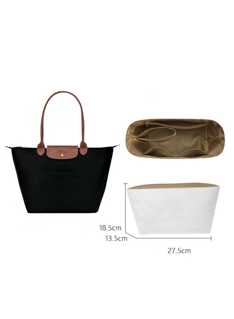 Longchamp Longchamp Le Pliage Large bag with Insert, longchamp bag (black)women's Classic Fashion Versatile Large Makeup Bag, Handbag, Shoulder Bag  - Image 2