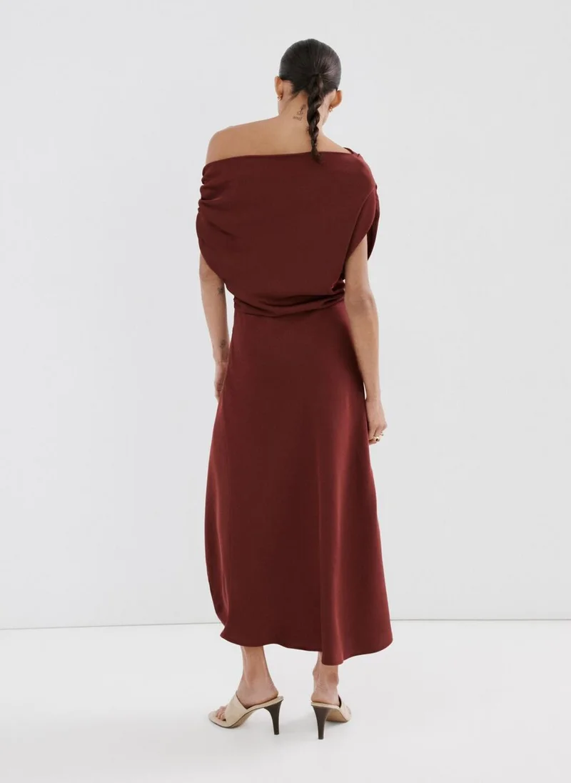 مانجو Asymmetrical flared dress