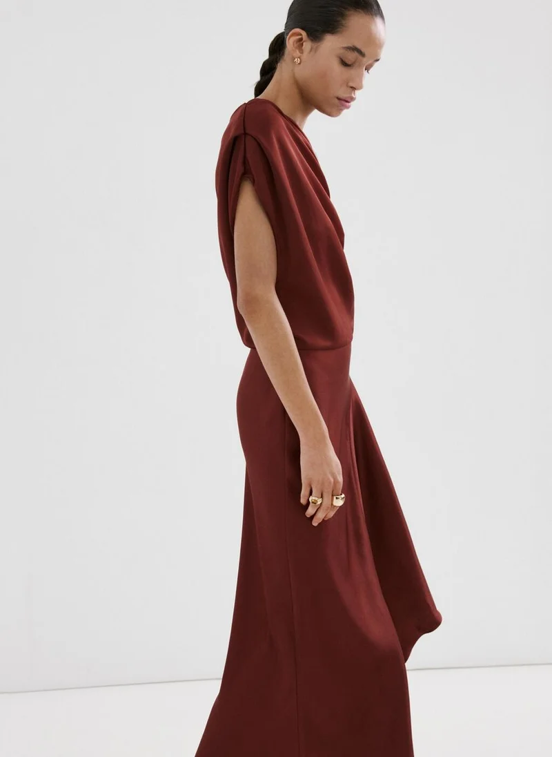 MANGO  Asymmetrical flared dress for Women | Best Price UAE