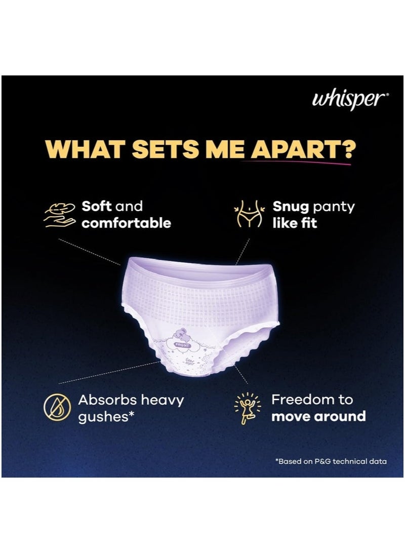 Whisper Super Absorbent M-L Period Panty, 360 Degree Leakage Protection for Heavy Flow - Image 5