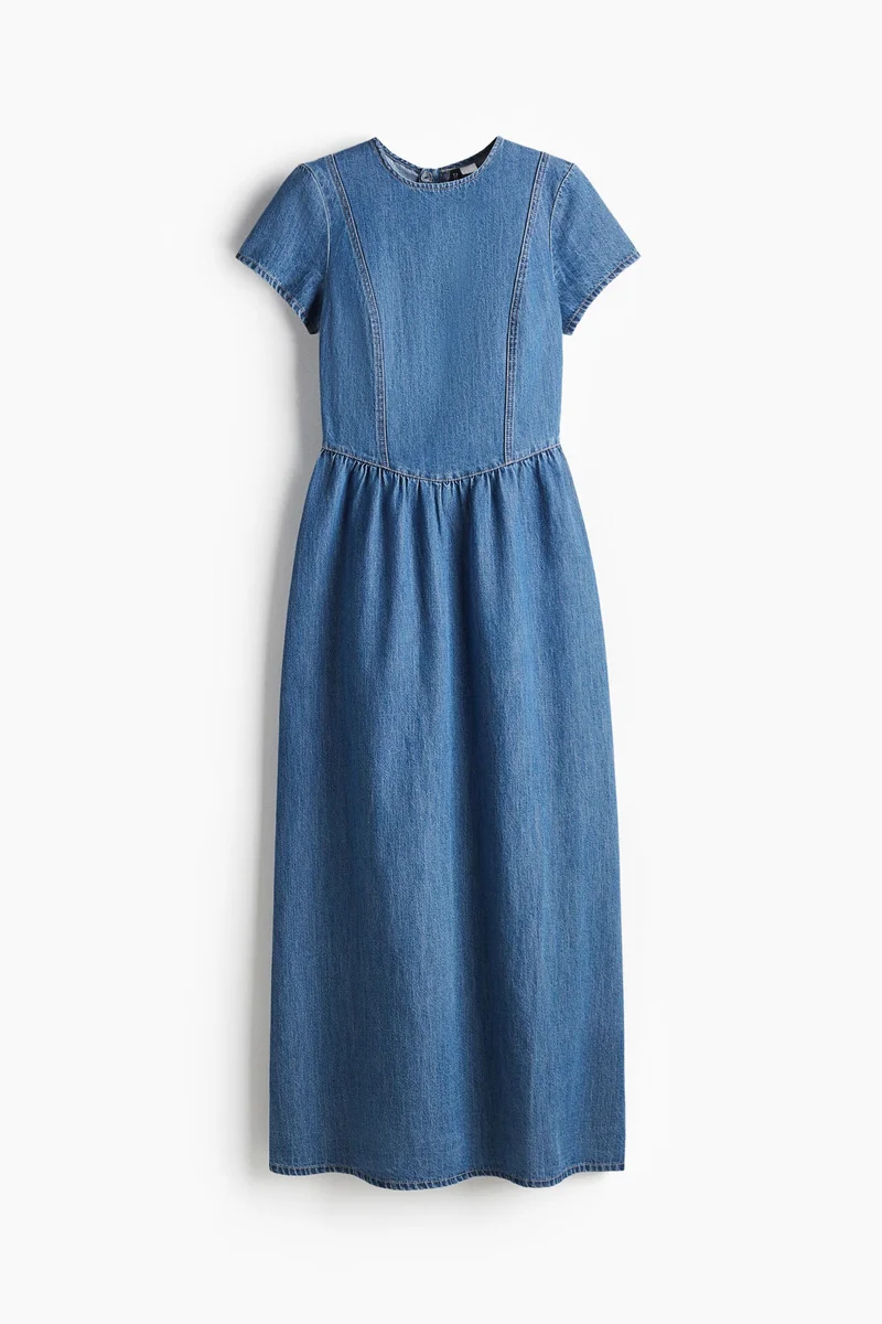H&M  Denim maxi dress for Women | Best Price UAE