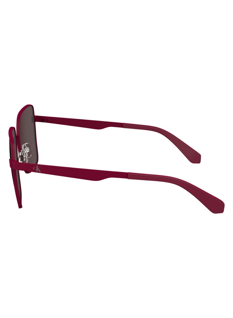 Calvin Klein Jeans FULL RIM METAL SQUARE CALVIN KLEIN JEANS SUN CKJ24201S  5616 (679) CHERRY - Image 4