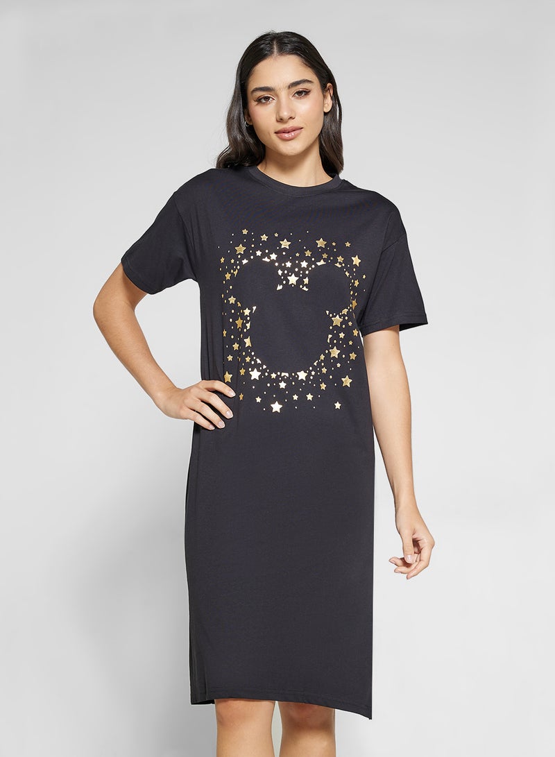 Disney - Mickey Glitter Print Night Dress - Image 1