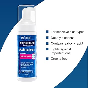 Revuele No Problem Washing Foam with Salycylic Acid 150ml - Image 3