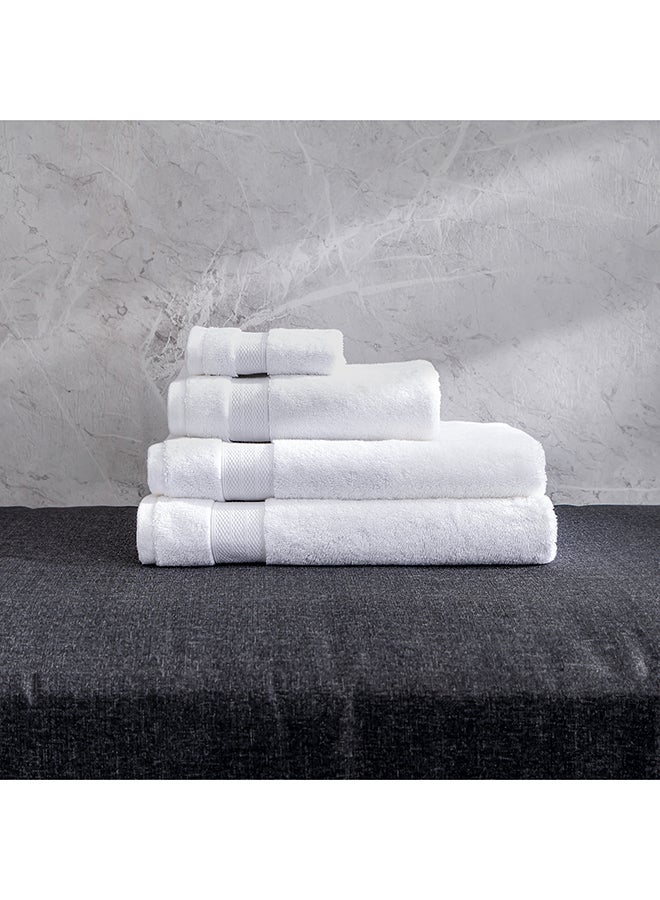 Boutique Blanche 100% egyptian cotton hand towel, white 50*100 cm - Image 1