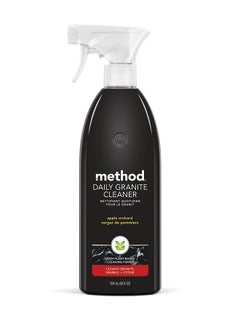 Method Daily Granite Cleaner Spray, Apple Orchard, Plant-Based Cleaning Agent for Granite, Marble, and Other Sealed Stone, 28 oz Spray Bottle (Pack of 1)  - Image 1
