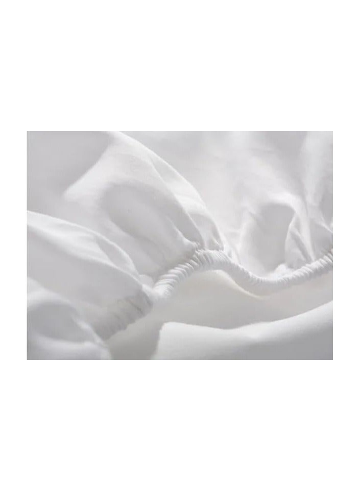 AKD A two-in-one mattress protector and sealant that prevents leakage and is comfortable because it contains two layers, the inner is plastic and the outer is a soft, circular towel, size 160 by 200 cm. - Image 5