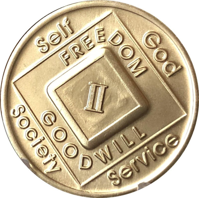 Narcotics Anonymous Store 2 Year NA Medallion Official Chip II - Image 1