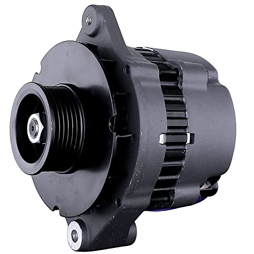 RAREELECTRICAL New Alternator Compatible With 6 Groove Pulley Mercruiser Engine - Marine Model 5.7L Mie 5.7L 350Ci 8Cyl 1997-1998 By Part Numbers AC155616 807652T 60055 9-19102 3145M 919102 20130179 - Image 2