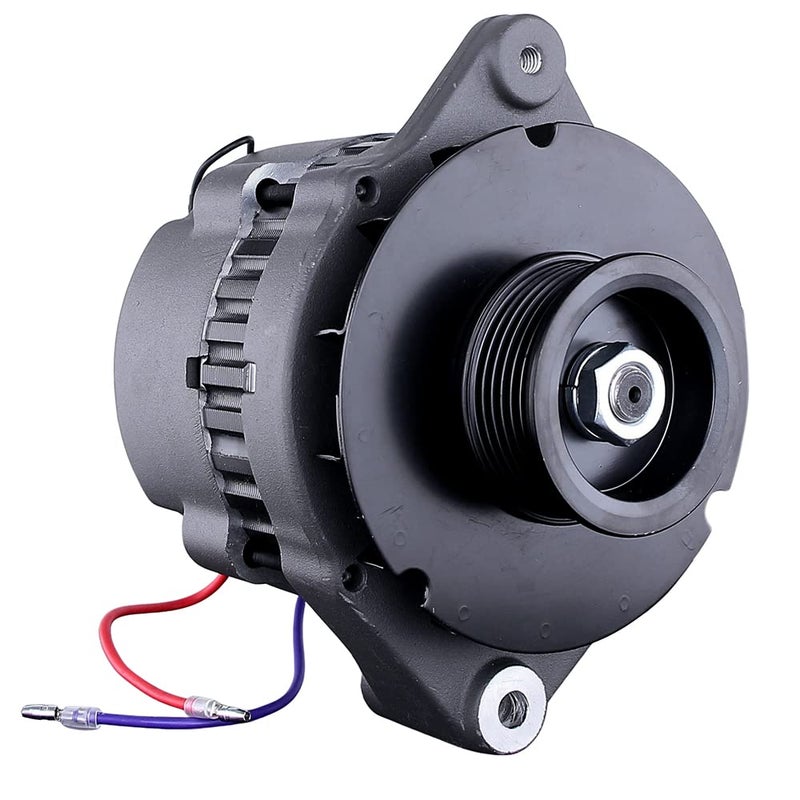 RAREELECTRICAL New Alternator Compatible With 6 Groove Pulley Mercruiser Engine - Marine Model 5.7L Mie 5.7L 350Ci 8Cyl 1997-1998 By Part Numbers AC155616 807652T 60055 9-19102 3145M 919102 20130179 - Image 5