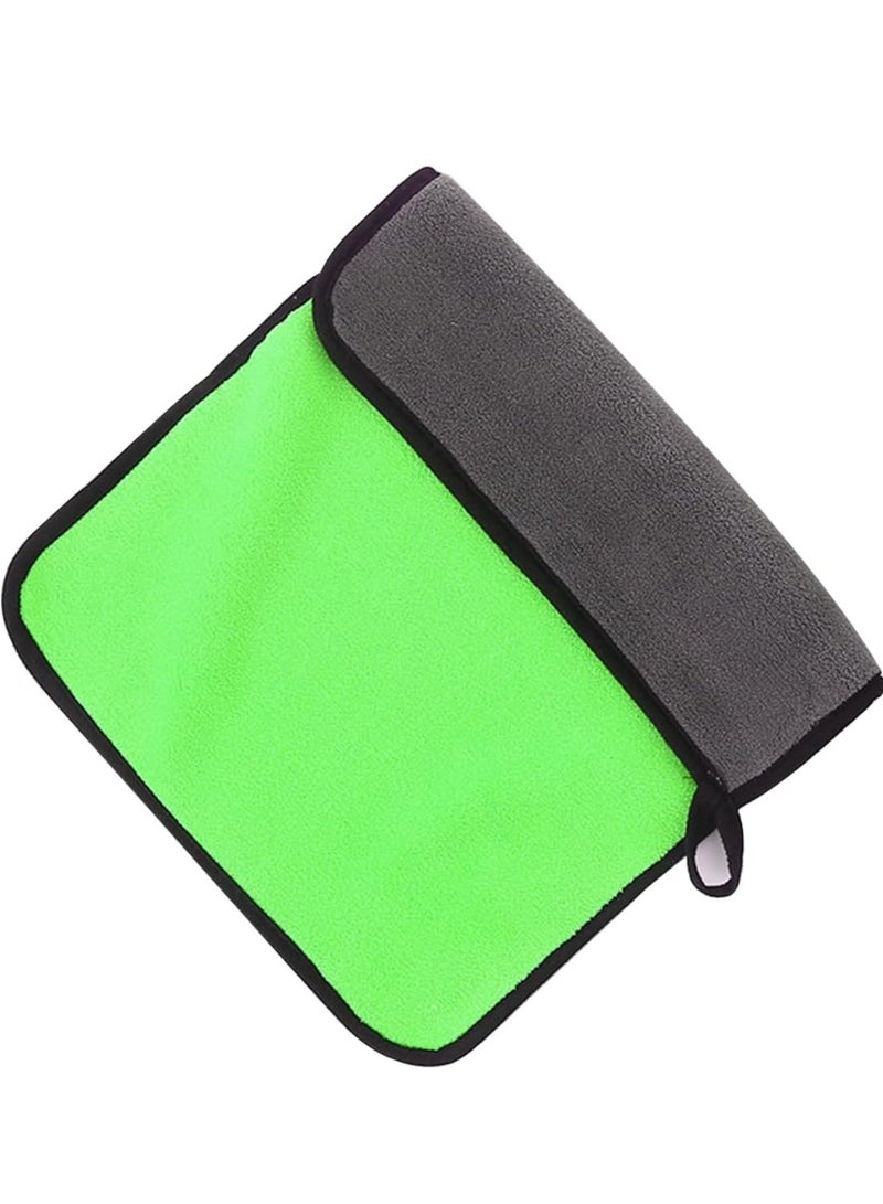 ECVV Microfiber Car Drying Towel for Car Cleaning and Detailing, Double Sided, Extra Thick Plush Lint Super Absorbent Detailing Towel for Car | Windows | Screen and Kitchen | 50 * 70cm | 1PIECE - Image 3