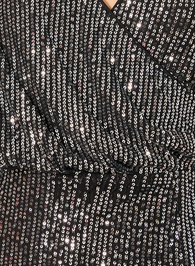 Styli Sequin One-Shoulder Dress  - Image 4