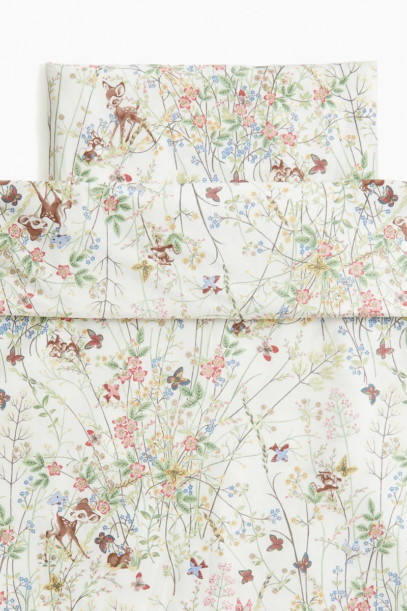 H&M Cot duvet cover set