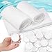 MCPINKY Compressed Towels, 42PCS D isposable Face Towels for Travel Portable Washcloths Expandable Wipes Tablets Survival Gear Kit for Camping, Hiking, Outdoor Activities, Beauty Salon - Image 2