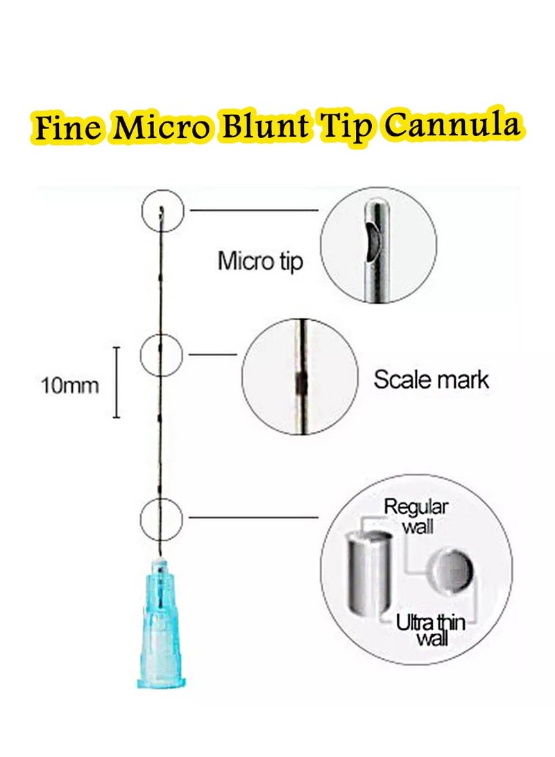 Fine Micro Filler Cannula 23G – For Precise Placing of Viscous Filler – High Pure Grade Stainless Steel – Variety of Gauge Sizes with Multiple Lengths. - Image 2